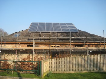 Solar installation at Broadhembury Holiday Park
